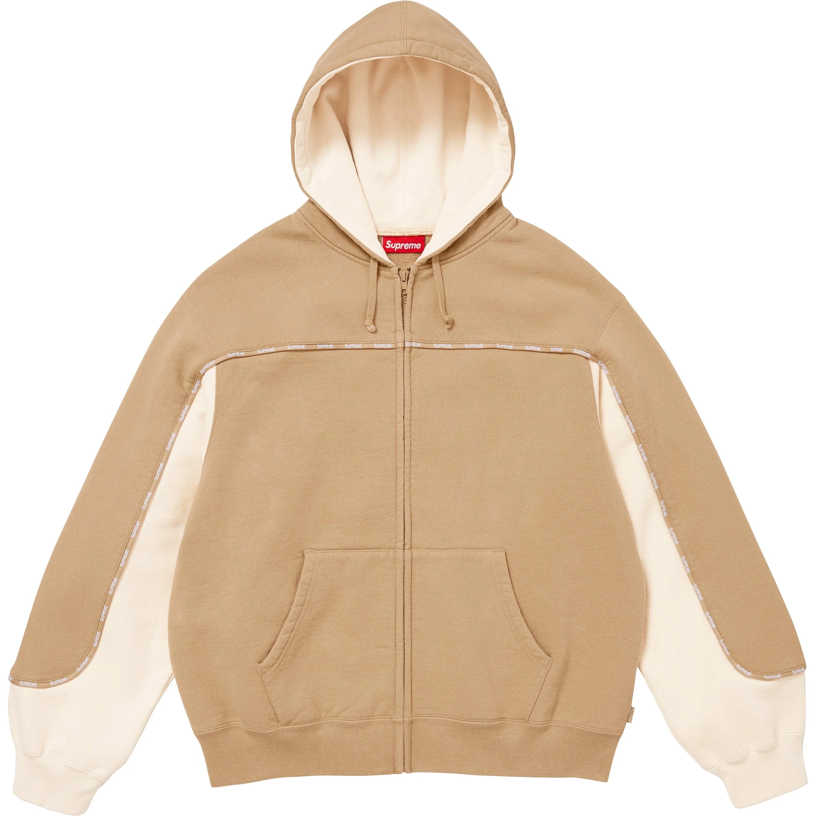 Piping Zip Up Hooded Sweatshirt view 10
